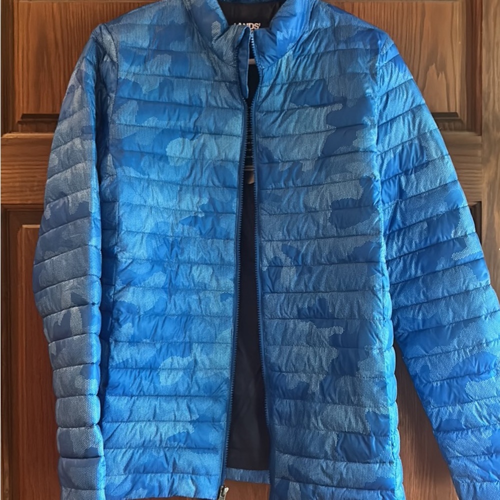 Boys Landsend camo jacket (New)